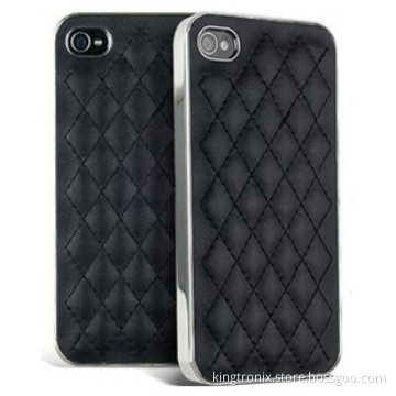 Rhombus Leather Case for iPhone 4 4s